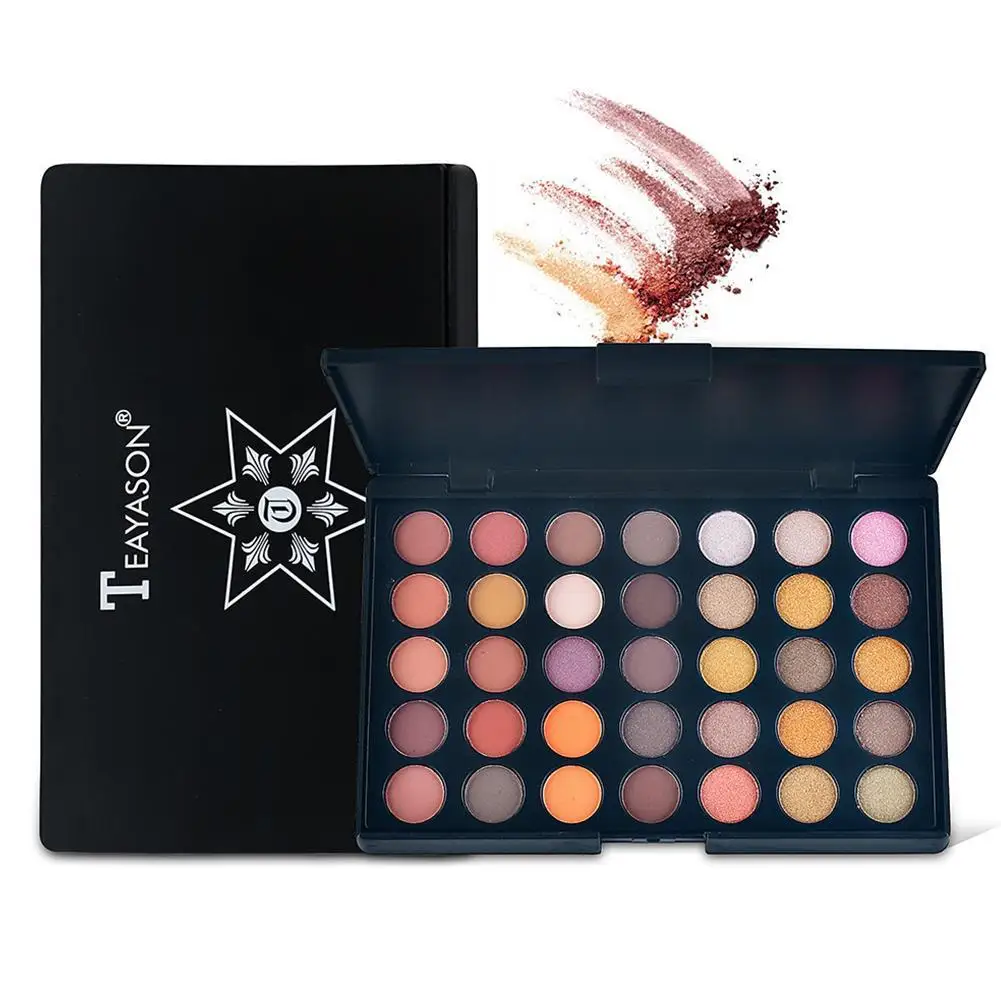 40 Colors Matte Eyeshadow Palette Glitter Eye Shadow Waterproof Long Lasting Make Up Pallet Shimmer Fashion Women Beauty Makeup - Image 4