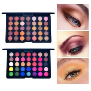 40 Colors Matte Eyeshadow Palette Glitter Eye Shadow Waterproof Long Lasting Make Up Pallet Shimmer Fashion Women Beauty Makeup