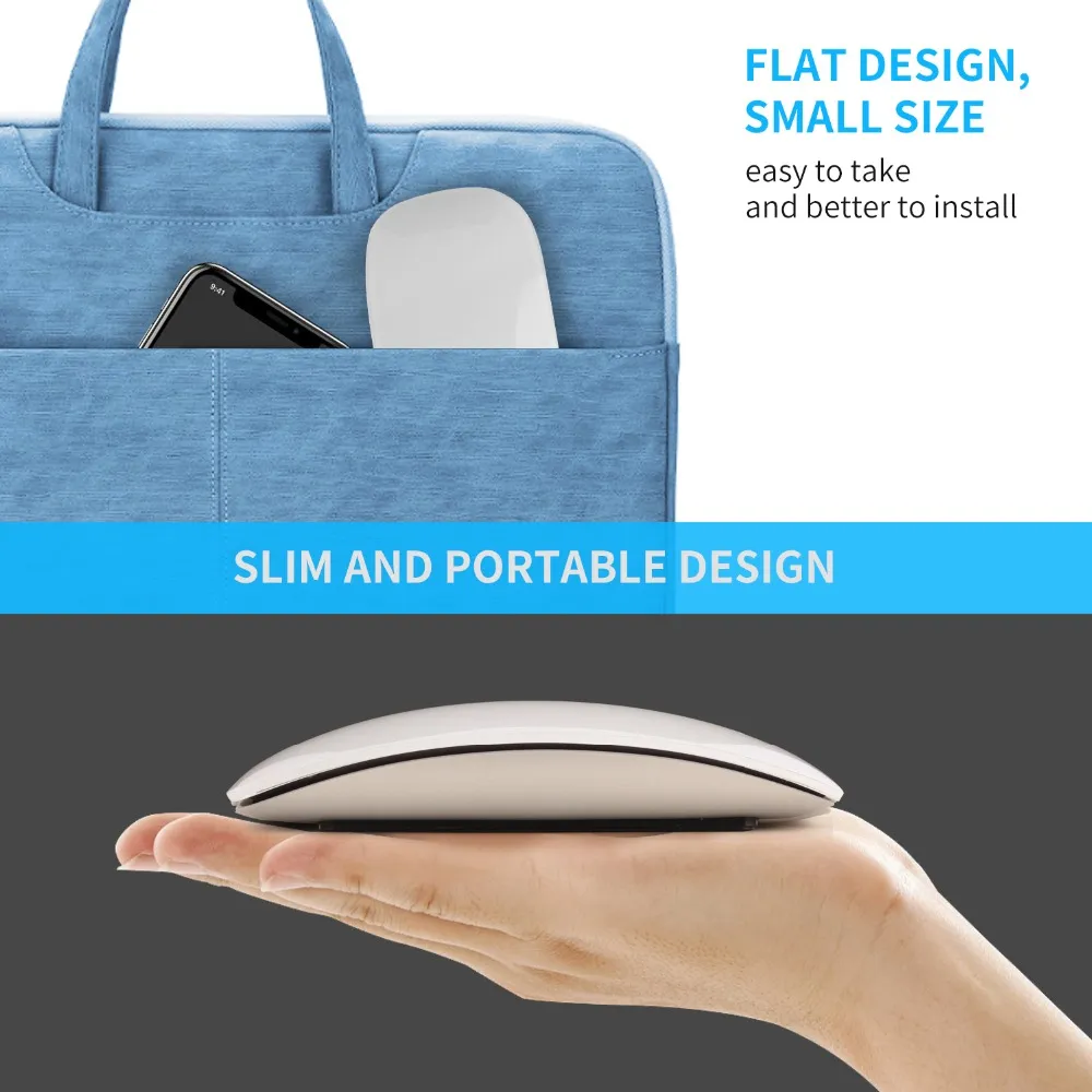 IFXLIFE Wireless Bluetooth Mouse for APPLE Mac Book Macbook Air Pro Ergonomic Design Multi-touch BT - Image 4