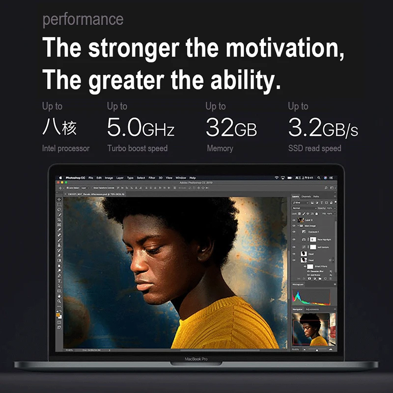 MacBook Pro16 inch i9 16G-1TB touch bar, fingerprint identification, original retinal color, original genuine - Image 4