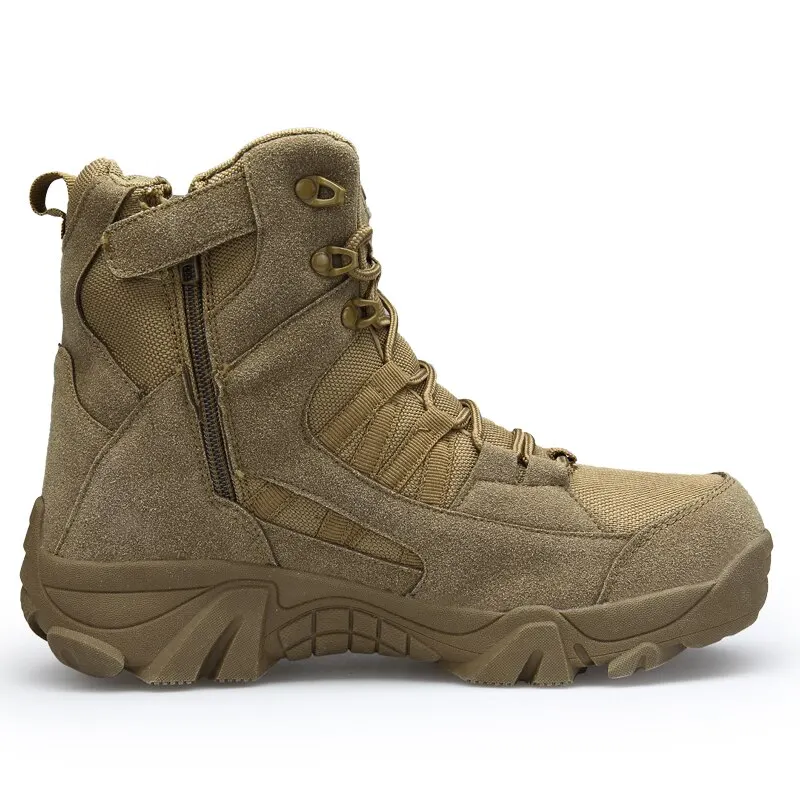 Men Tactical Boots Army Boots Mens Military Desert Waterproof Work Safety Shoes Climbing Hiking Shoes Ankle Men Outdoor Boots - Image 5