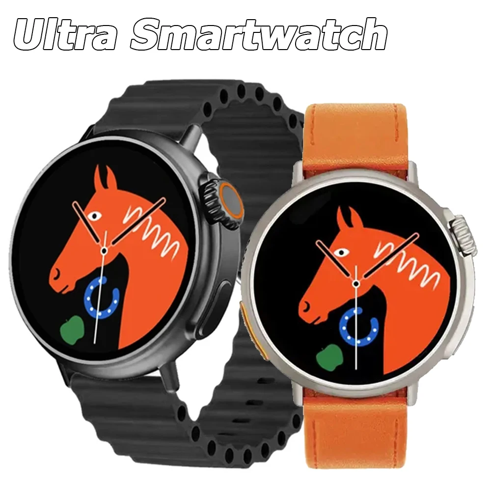 NEW Round Smart Watch Ultra Series 9 Bluetooth Phone Call Smartwatch NFC Health Monitor Waterproof Sport Men Smart watch Women NEW Round Smart Watch Ultra Series 9 Bluetooth Phone Call Smartwatch NFC Health Monitor Waterproof Sport Men Smart watch Women