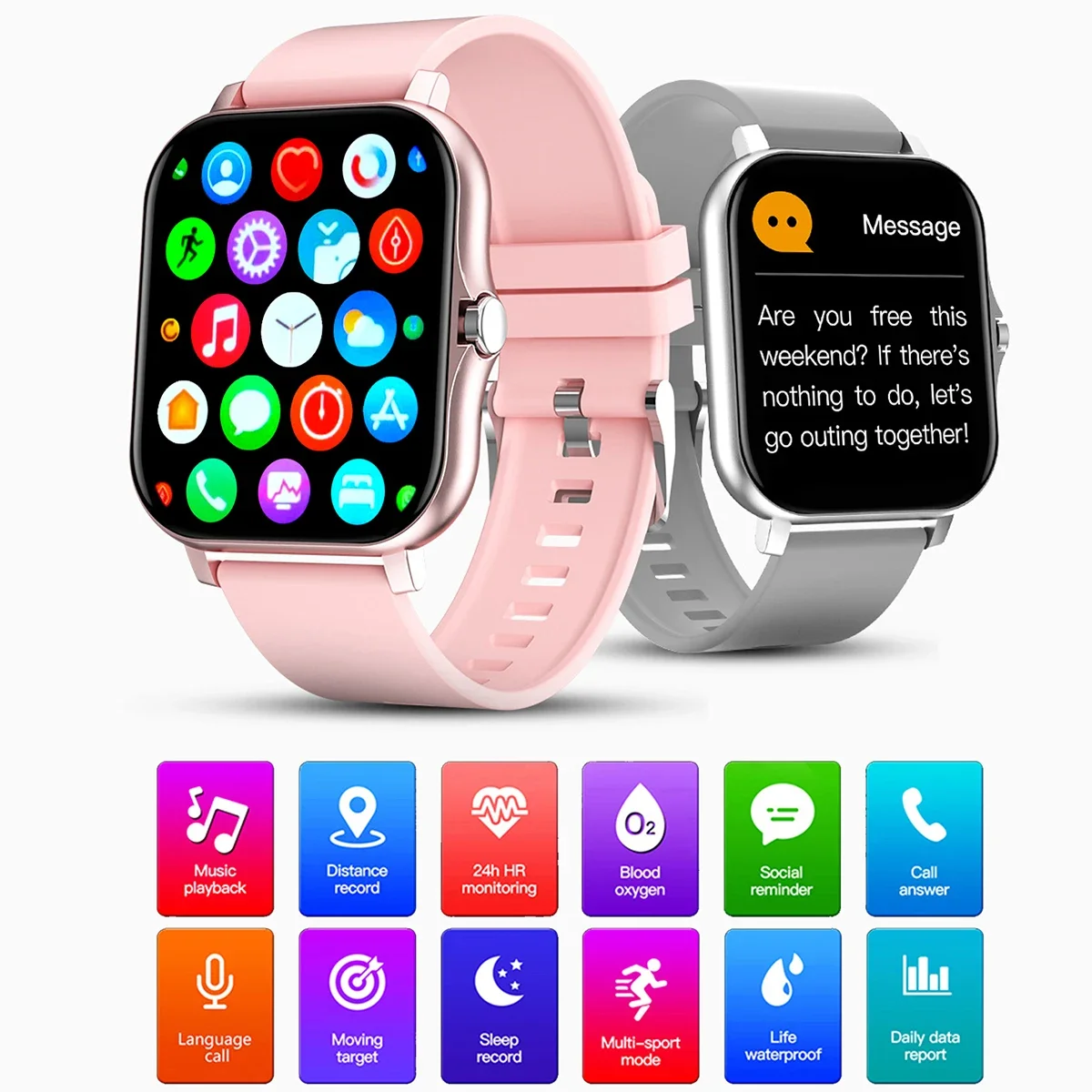 Smartwatch Ultra Series 9 Bluetooth Call 1.96Inch Sports Fitness Bracelet Waterproof Lday Smartwatch Men For Android Ios PK Y13 - Image 5