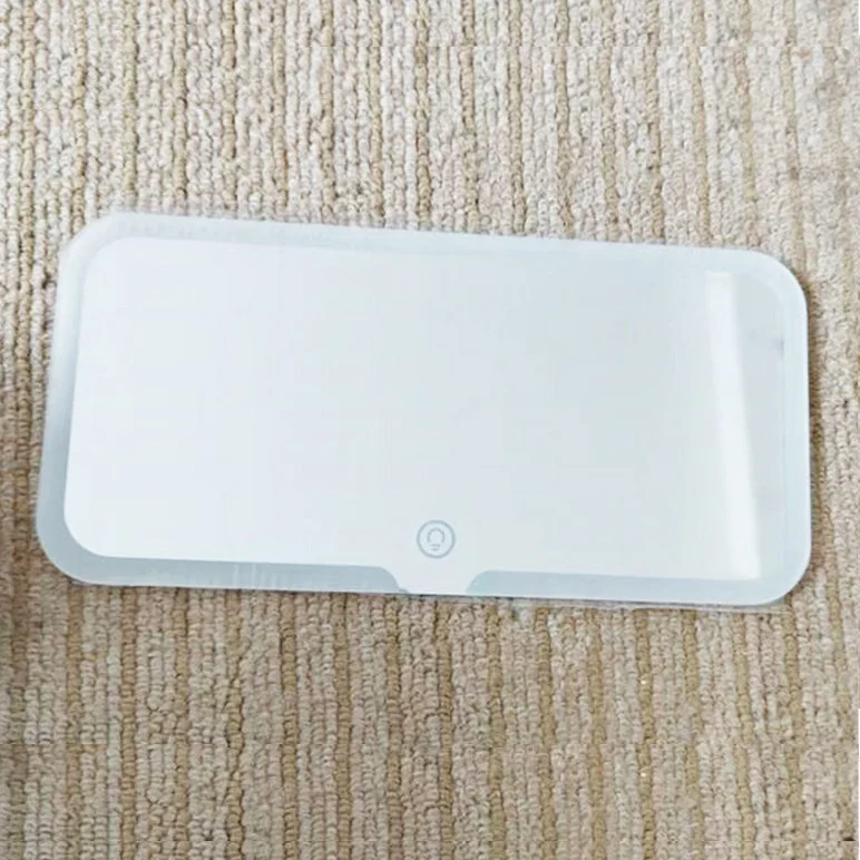 3 Led Light Modes Stepless Dimming Visor Makeup Mirror Rechargeable Touch Sensor Cosmetic Mirror Large Screen Car Vanity Mirror - Image 6