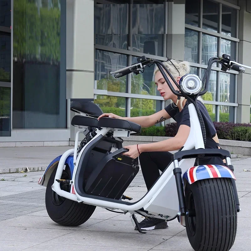 Electric vehicle lithium battery waterproof 18650 battery 60V 20ah 60ah double wheel folding Citycoco electric scooter - Image 3