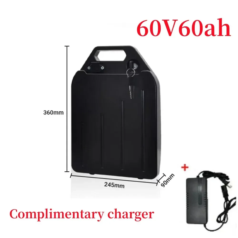Electric vehicle lithium battery waterproof 18650 battery 60V 20ah 60ah double wheel folding Citycoco electric scooter - Image 5
