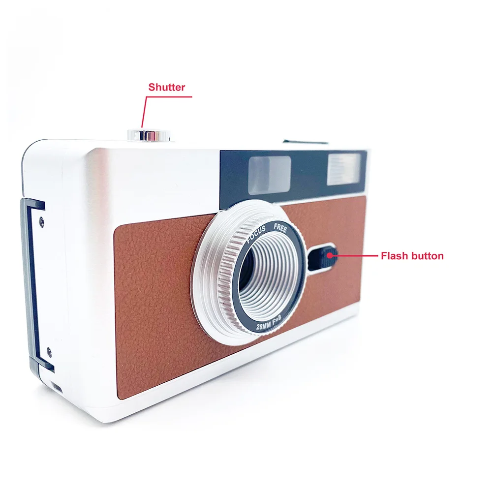 Lomo Retro Reusable 35MM Flash Vintage Camera Non-Disposable Film Cameras For Kodak 135 Film - Image 3