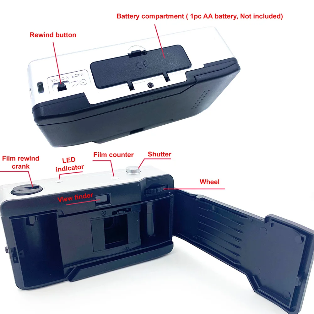 Lomo Retro Reusable 35MM Flash Vintage Camera Non-Disposable Film Cameras For Kodak 135 Film - Image 4