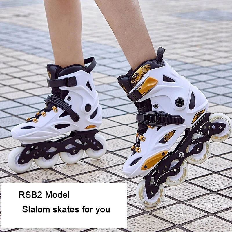 Original Roselle Inline Roller Skates Size 35 to Size 46 Slalom Sliding FSK Adult Kids Shoes Professional Roller Skating Patines - Image 4