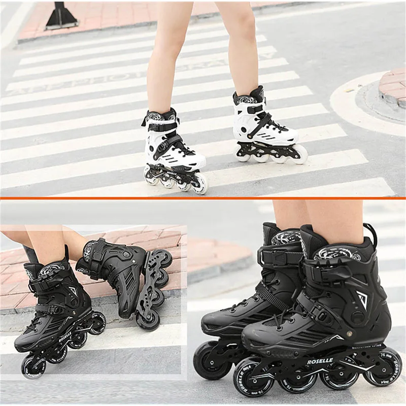Original Roselle Inline Roller Skates Size 35 to Size 46 Slalom Sliding FSK Adult Kids Shoes Professional Roller Skating Patines - Image 5