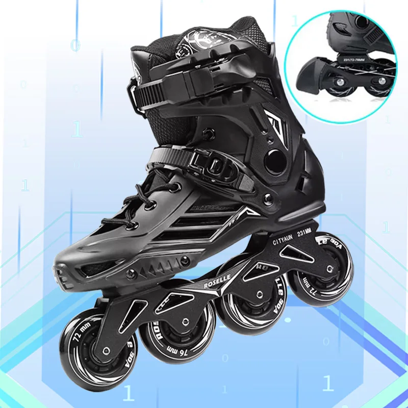 Original-Roselle-Inline-Roller-Skates-Size-35-to-Size-46-Slalom-Sliding-FSK-Adult-Kids-Shoes